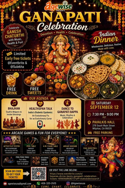 Ganesh Chaturthi 2026 Celebration in Milpitas, CA