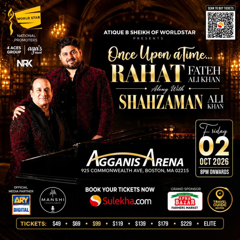 Rahat Fateh Ali Khan Live in Boston: Once Upon a Time