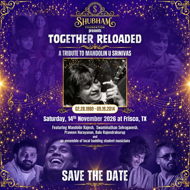 Together Reloaded  Tribute to Mandolin U Srinivas – Frisco