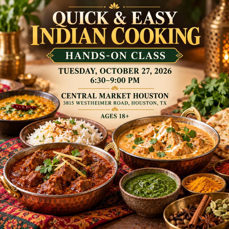 Quick & Easy Indian Cooking - Houston, TX