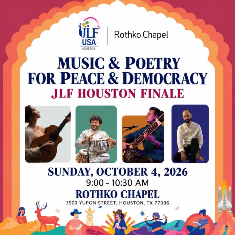JLF Houston Finale: Music & Poetry for Peace and Democracy