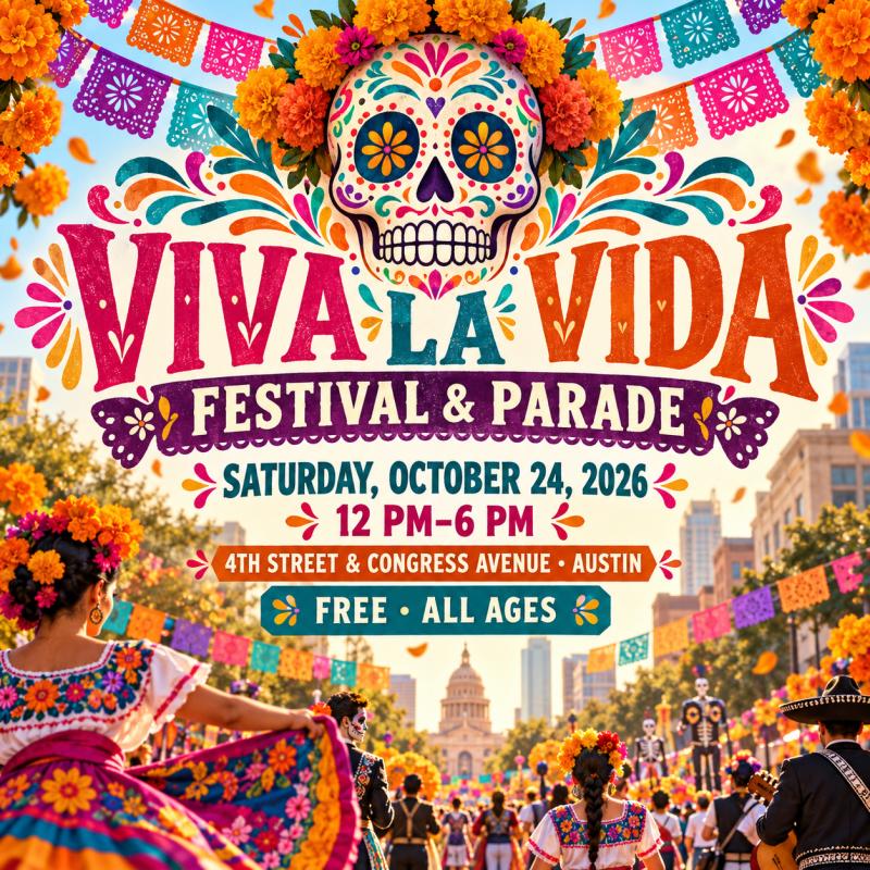 Viva la Vida Festival & Parade 2026: Free Día de los Muertos Fun