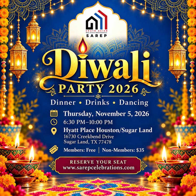 SAREP Diwali Party 2026 - Houston, TX