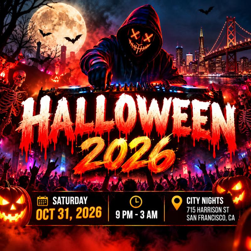 ClubX Halloween 2026  San Francisco’s Biggest Party