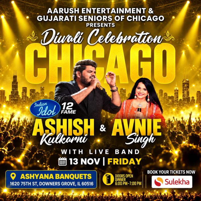 Diwali Celebration with Ashish Kulkarni in Chicago
