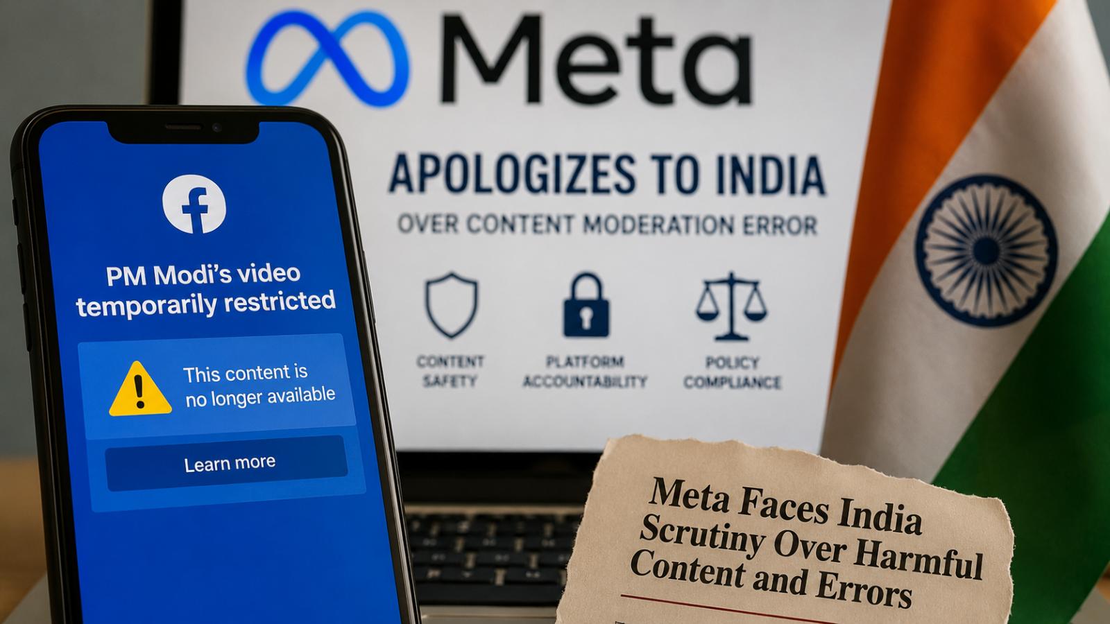 Meta apologizes for restricting PM Modi’s Facebook video