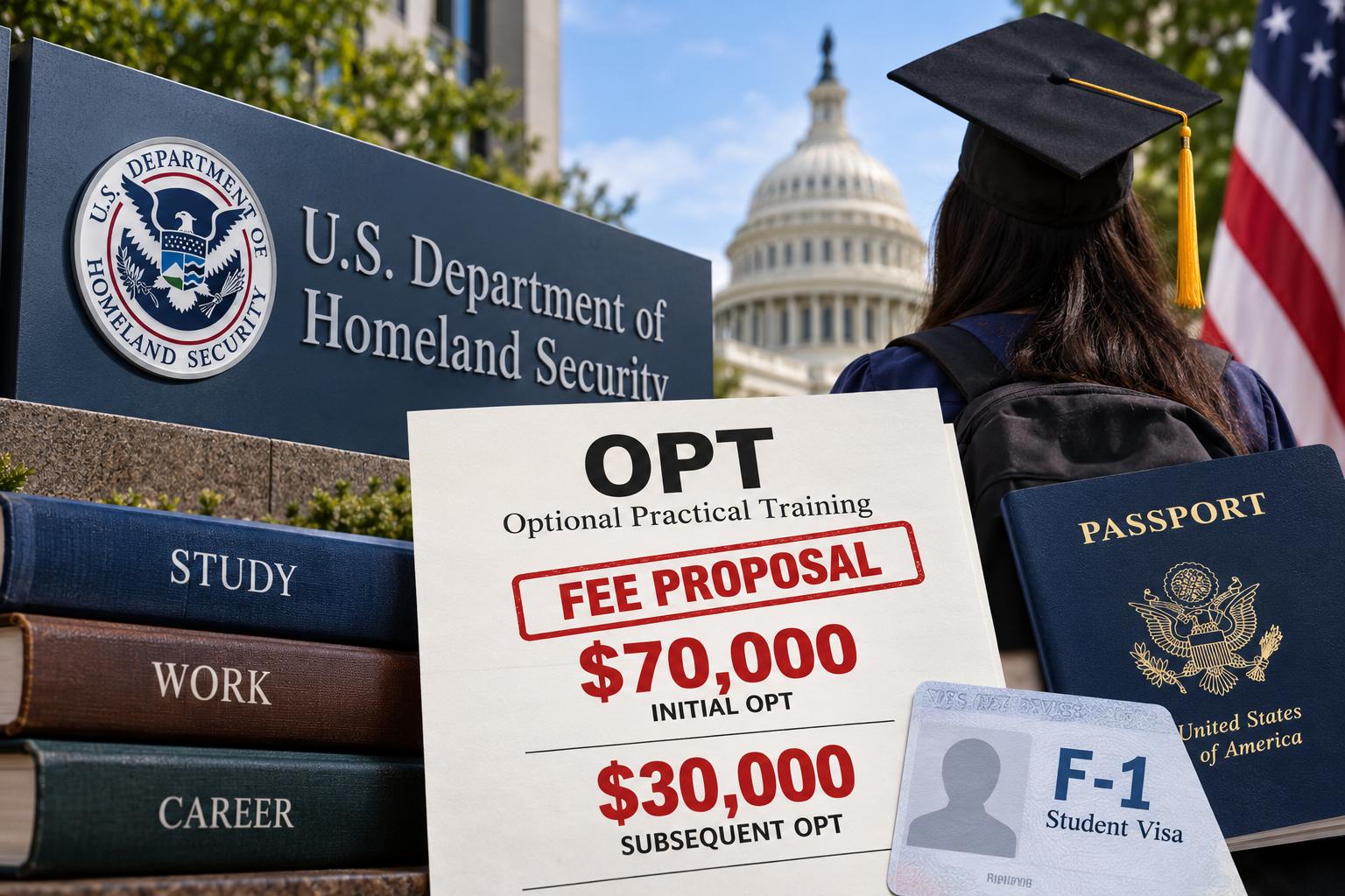 DHS proposes $70,000 OPT fee for colleges sponsoring F-1 students