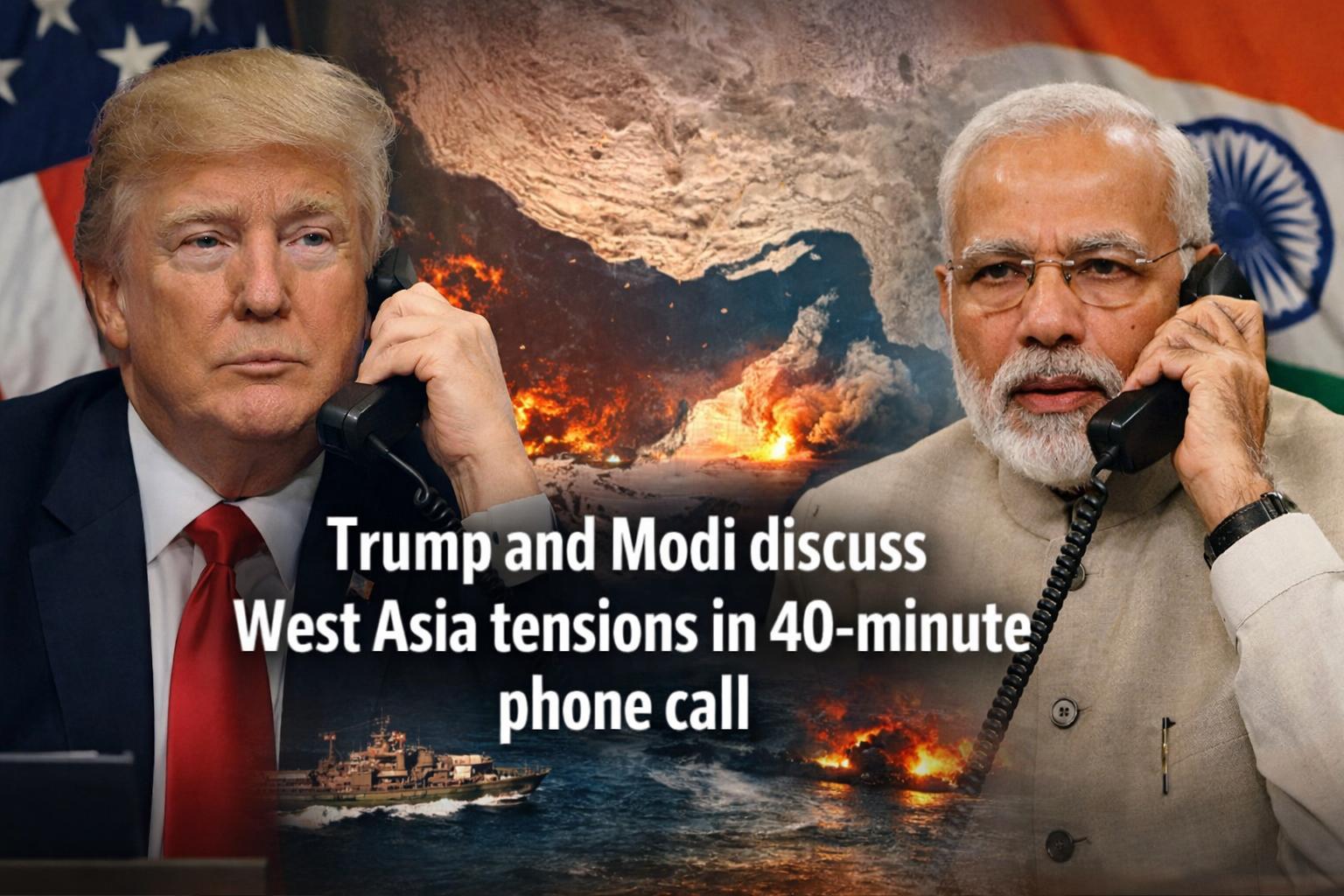 India-US leaders review strategic ties amid Strait of Hormuz concerns