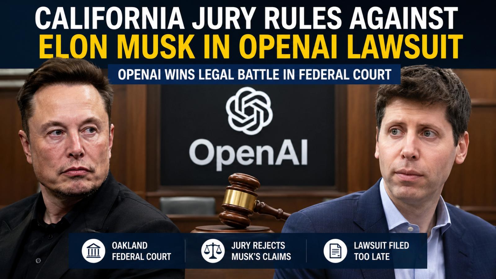 Elon Musk OpenAI Lawsuit Ruling Gives AI Firm Court Win