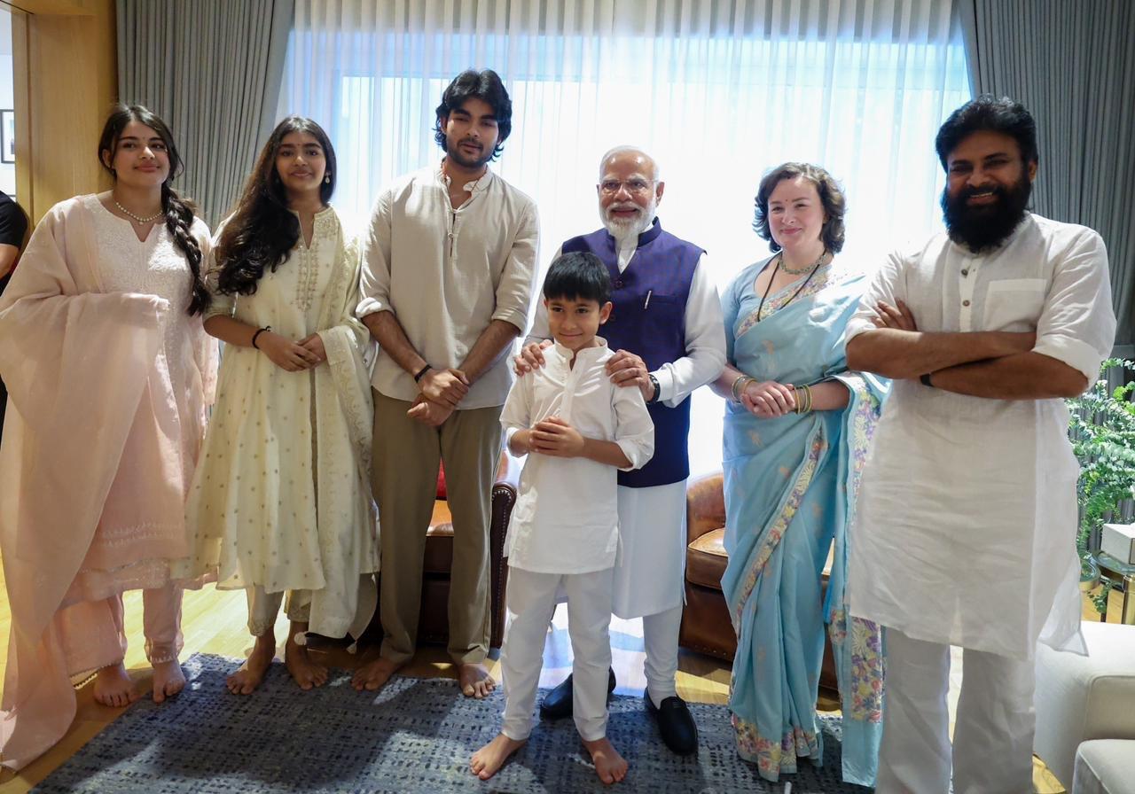 Modi Visits Pawan Kalyan in Hyderabad After Surgery Recovery