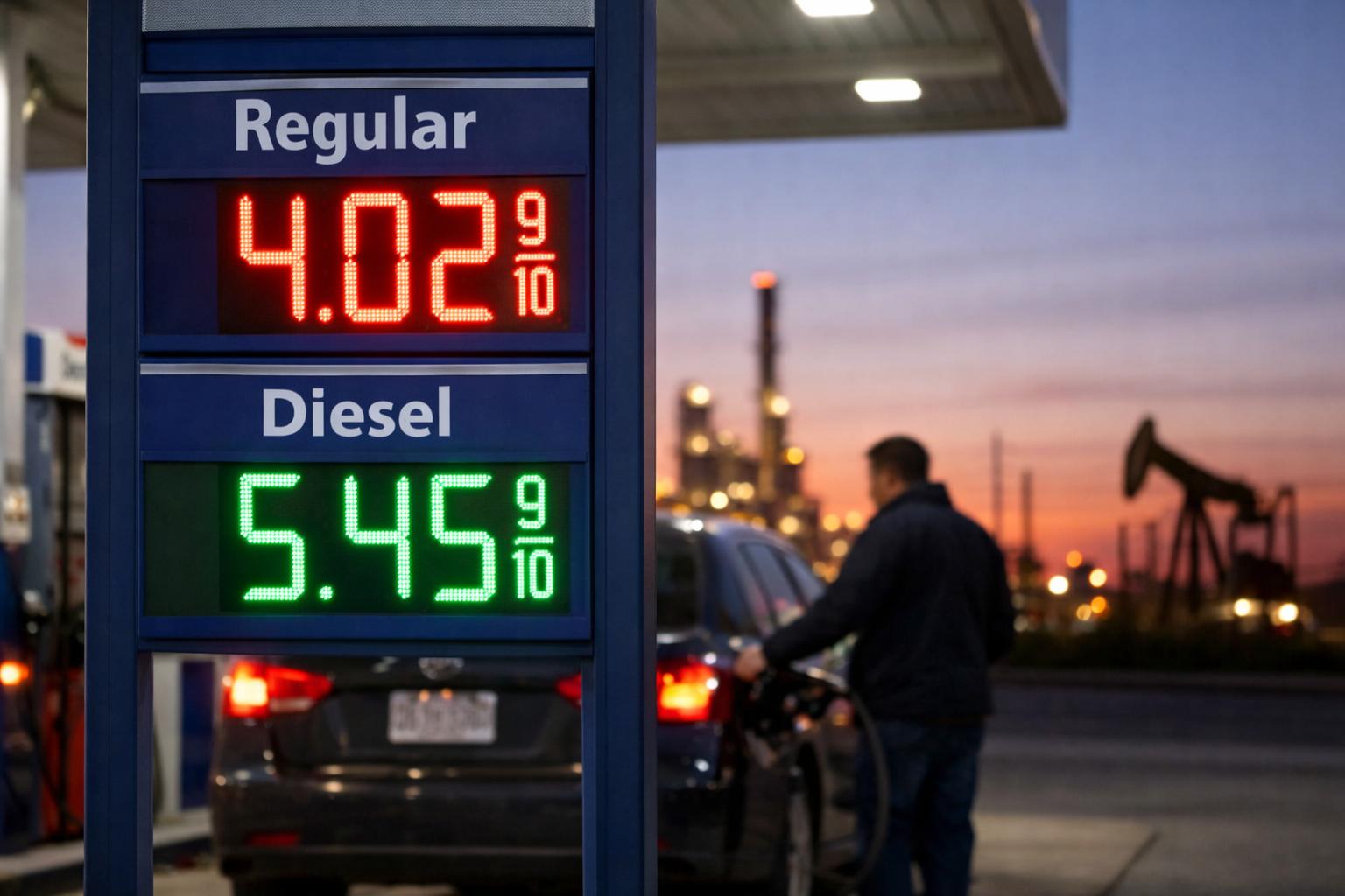 Rising oil costs push US gas above $4 for first time since 2022