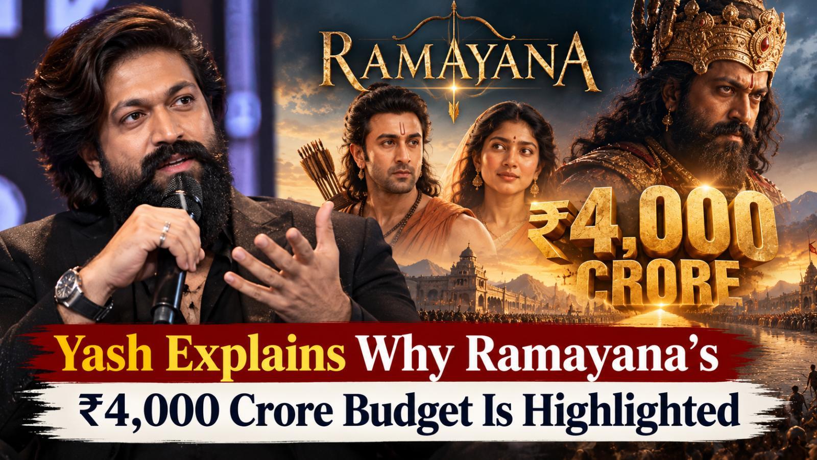 Yash Explains Why Ramayana's ₹4,000 Crore Budget Is Highlighted
