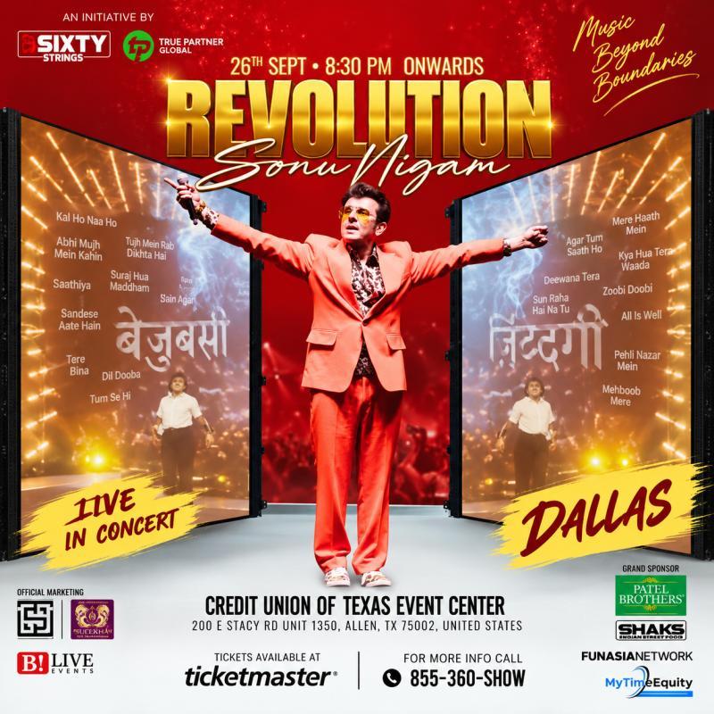 Sonu Nigam Live in Concert – Allen, Dallas