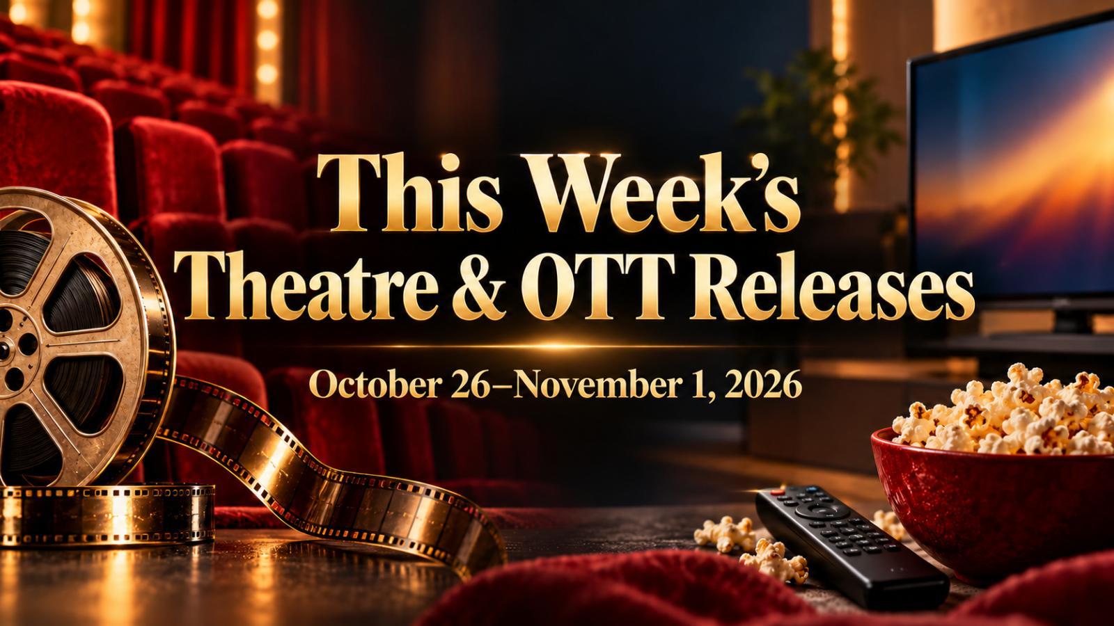 Theatre and OTT Releases This Week: October 26–November 1