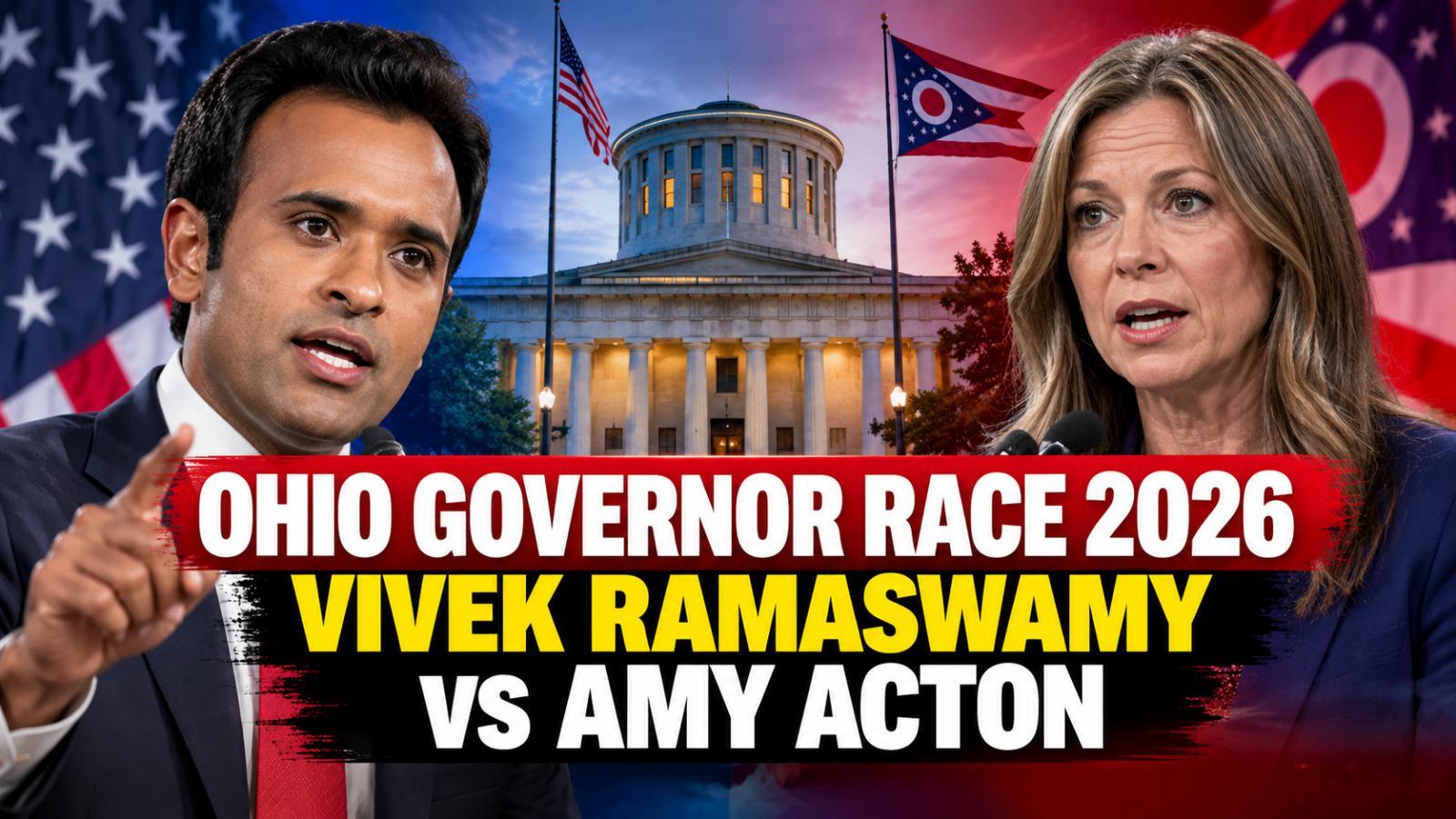 Ohio Governor Race 2026: Vivek Ramaswamy vs Amy Acton