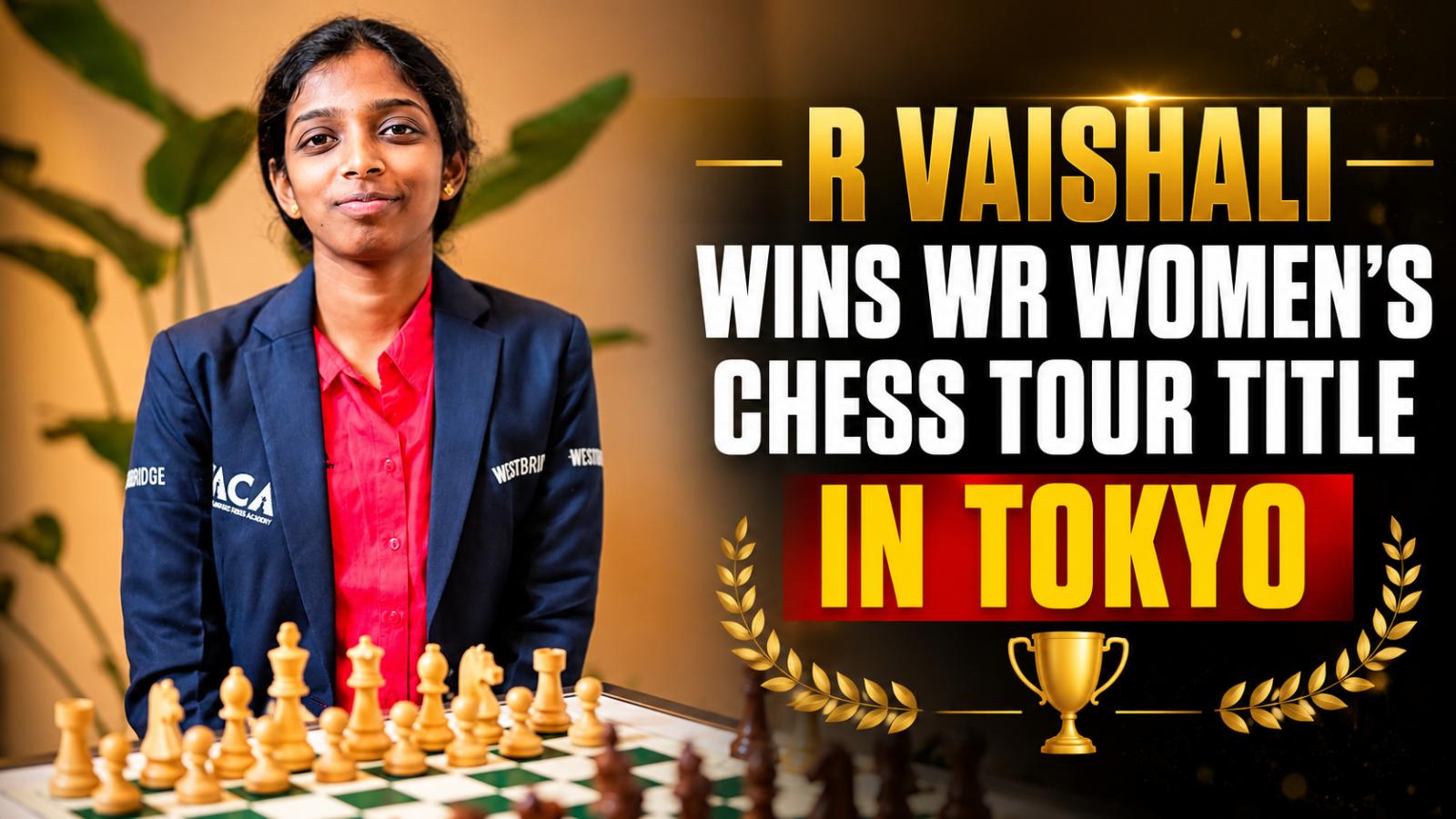 R Vaishali Wins WR Women’s Chess Tour Title In Tokyo