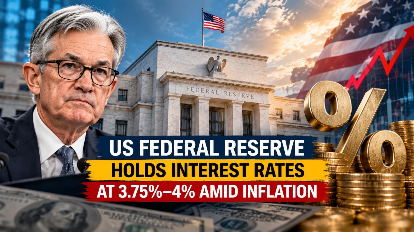 US Federal Reserve Holds Interest Rates at 3.75%–4% Amid Inflation