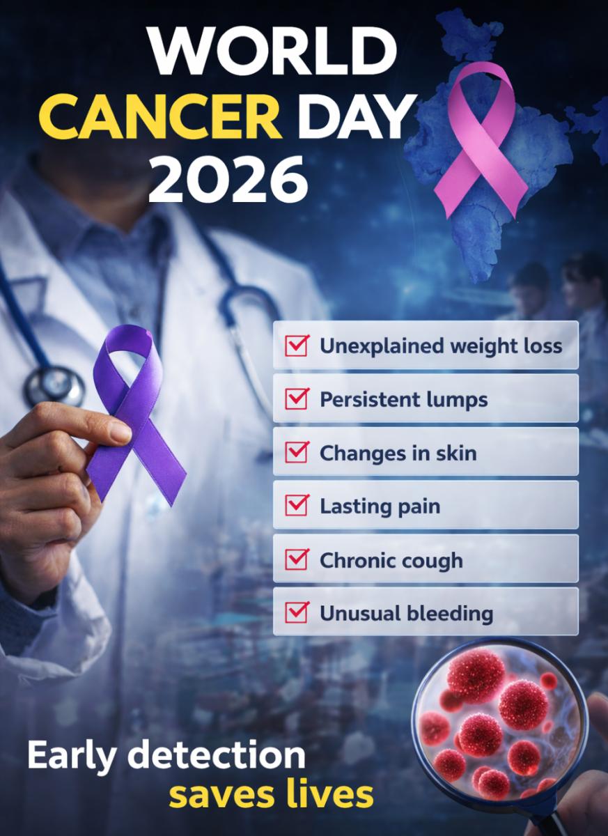 World Cancer Day 2026: Learn the Early Warning Signs and Protect Your Health