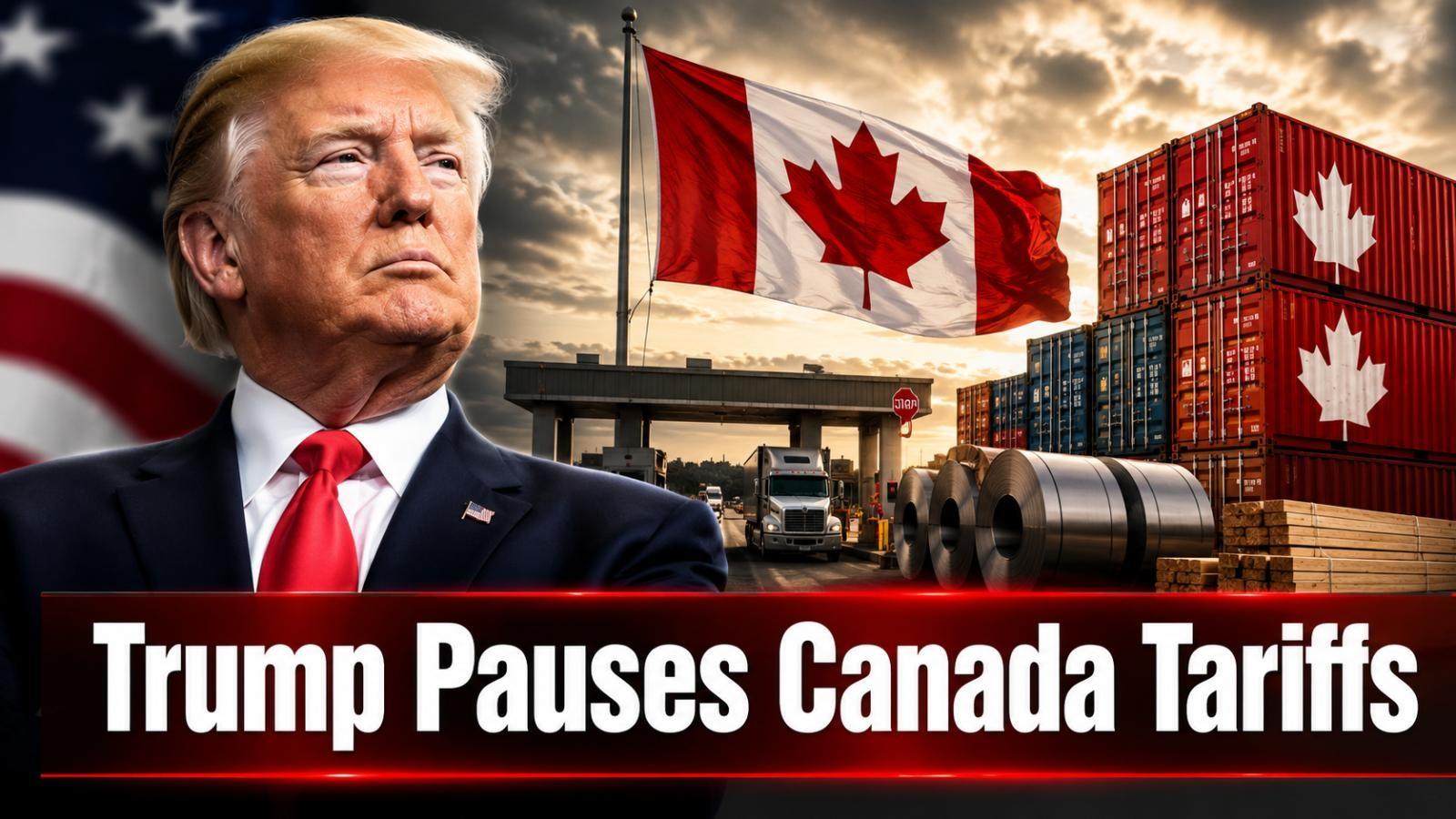Trump Canada Tariff Pause Gives Three-Day Reprieve
