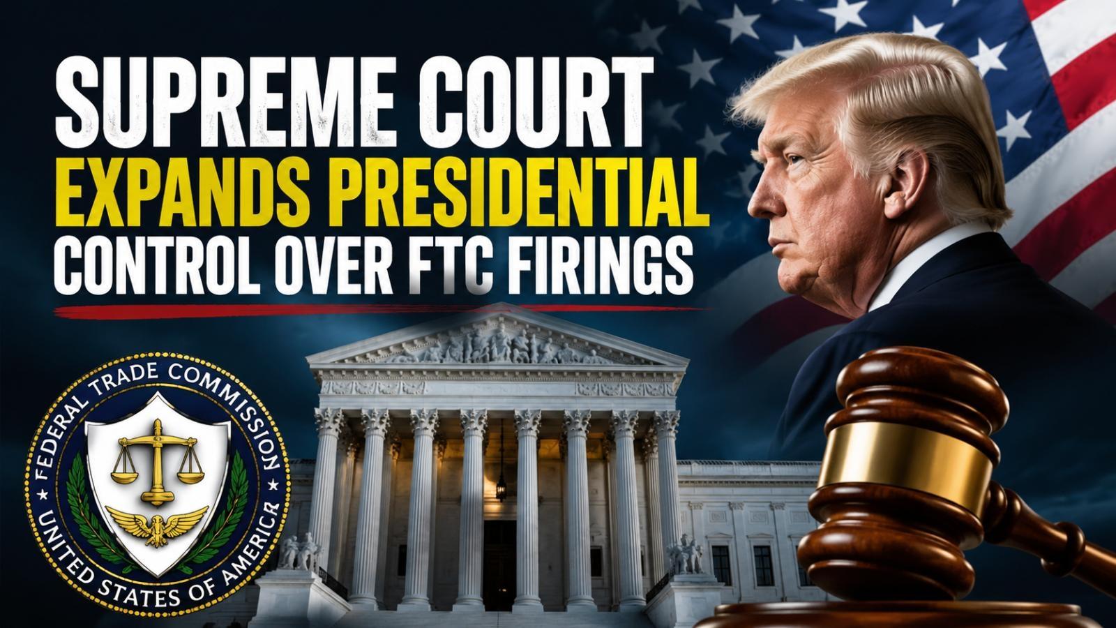 US Supreme Court expands presidential control over FTC firings