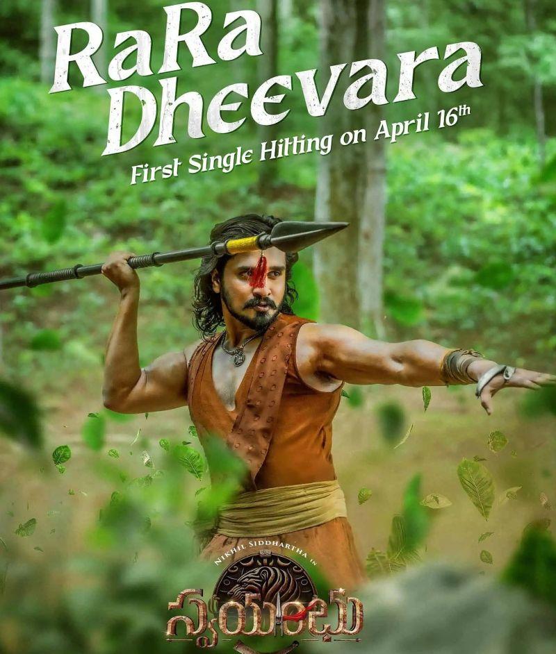 Nikhil's Grand Transformation in Swayambhu: Dheevara Song to Be Launched Soon
