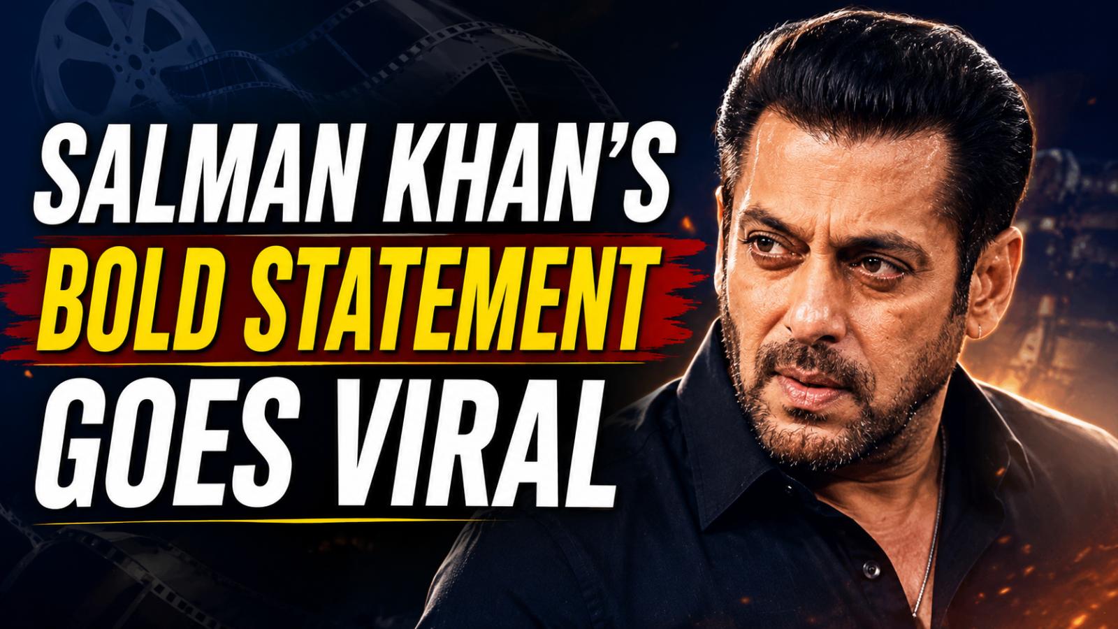 Salman Khan’s Viral Script Statement Sparks Big Bollywood Debate