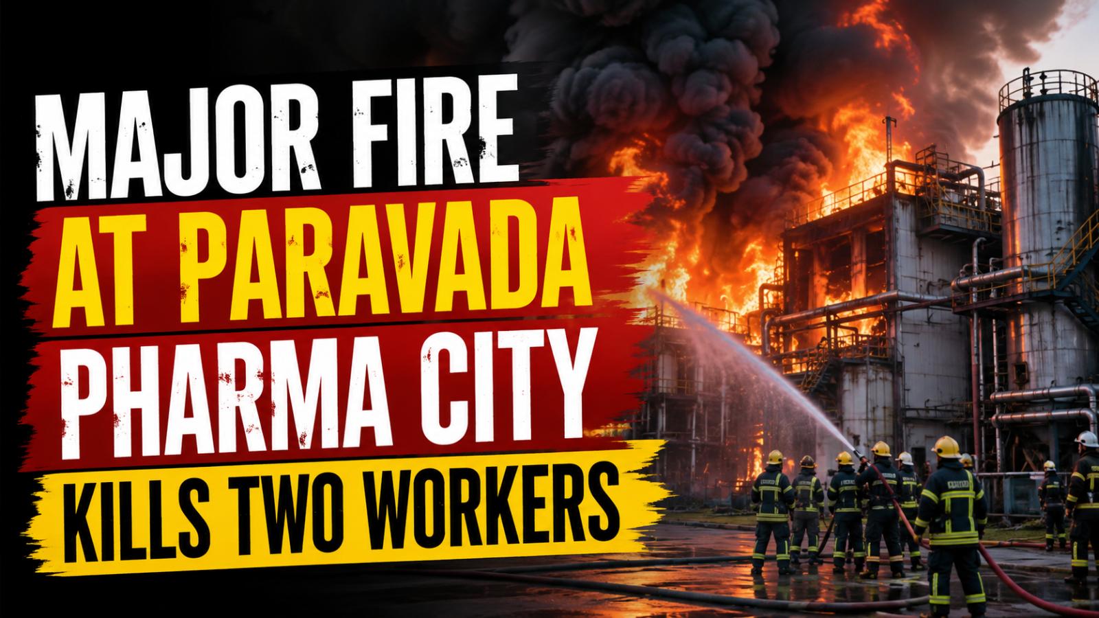 Paravada Pharma City fire kills two workers in Andhra Pradesh