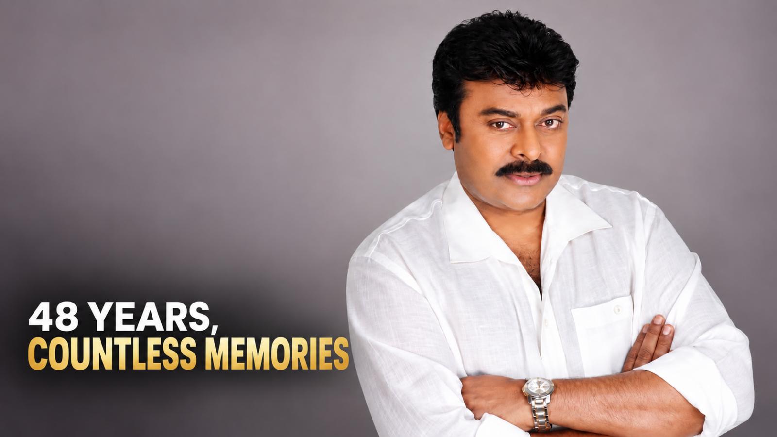 Chiranjeevi Marks 48 Years in Cinema With Emotional Note