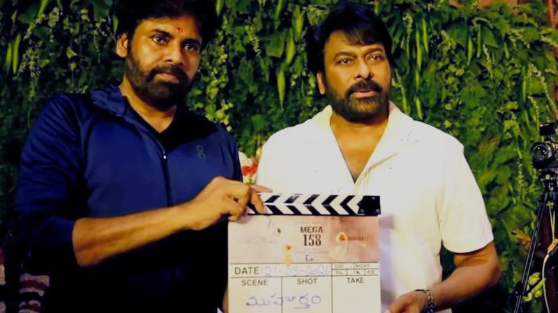 Power Star Pawan Kalyan Claps for Mega 158 Launch in Hyderabad
