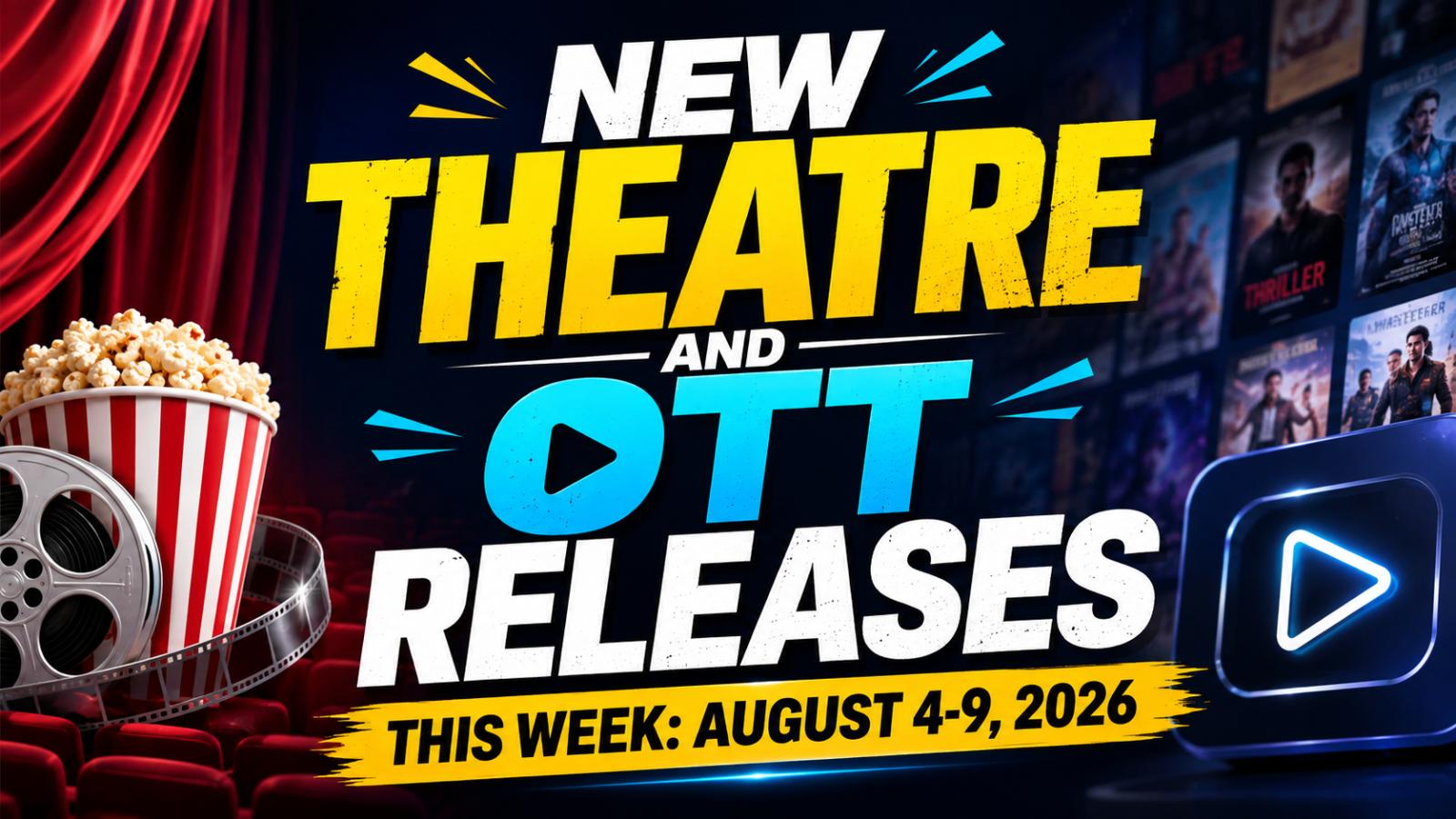 New Theatre And OTT Releases This Week: August 4-9, 2026