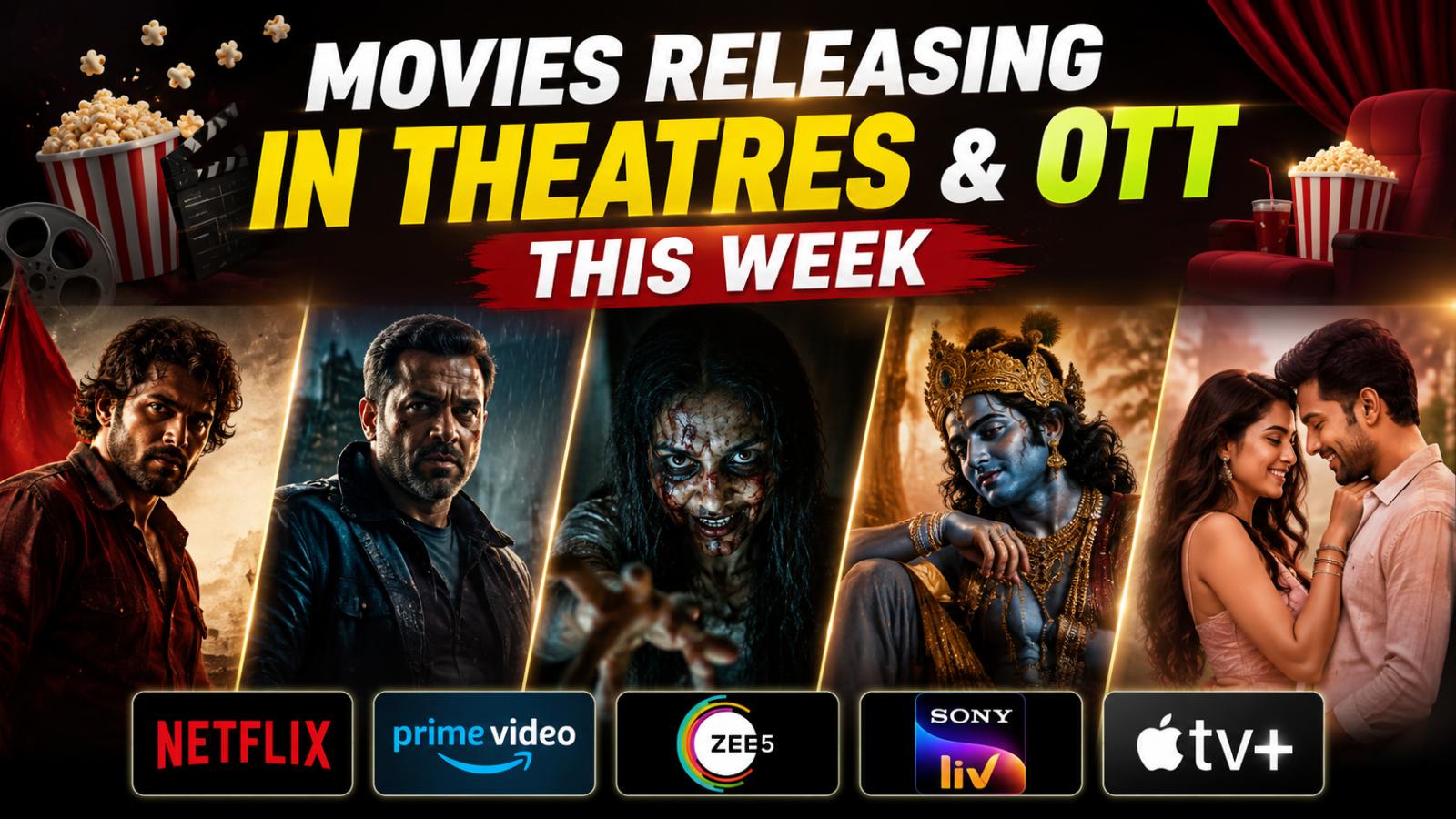 Movies Releasing In Theatres And OTT This Week: Full List