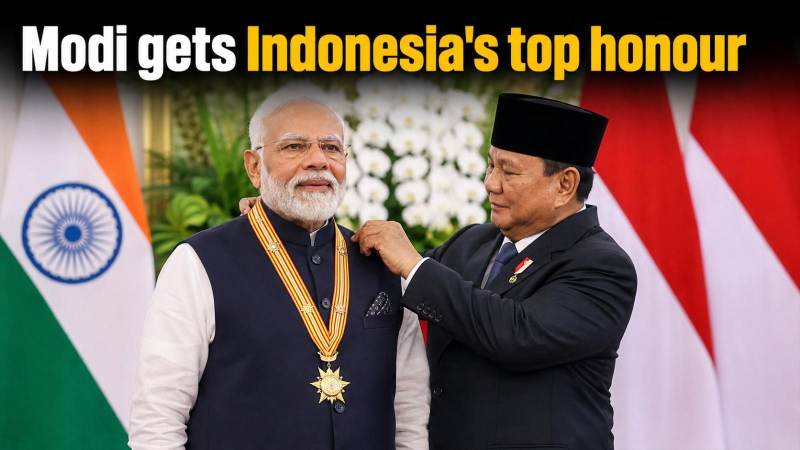 PM Modi receives Bintang Adipurna award