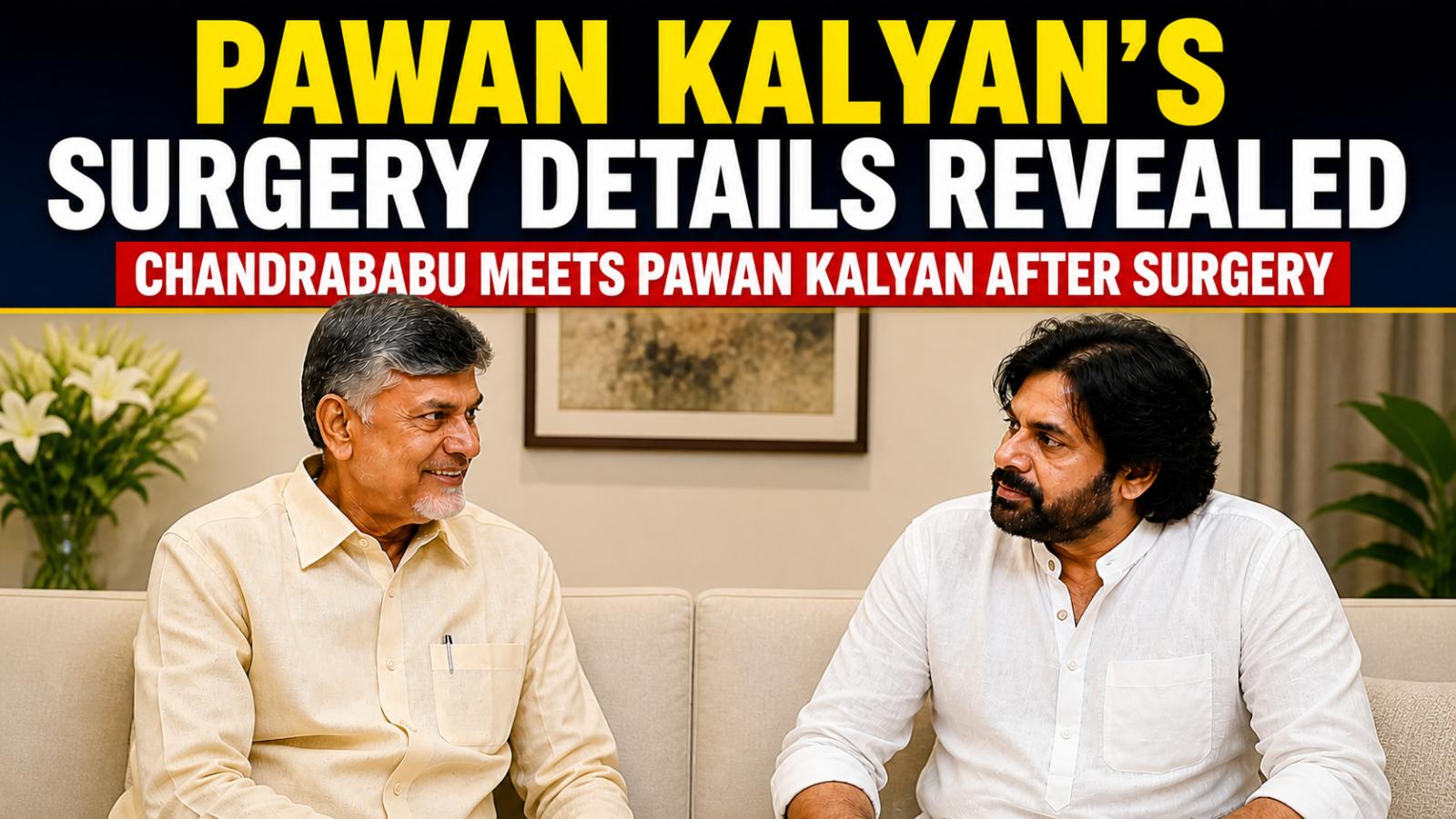 Pawan Kalyan Surgery Details Out As Chandrababu Visits Him In Hyderabad