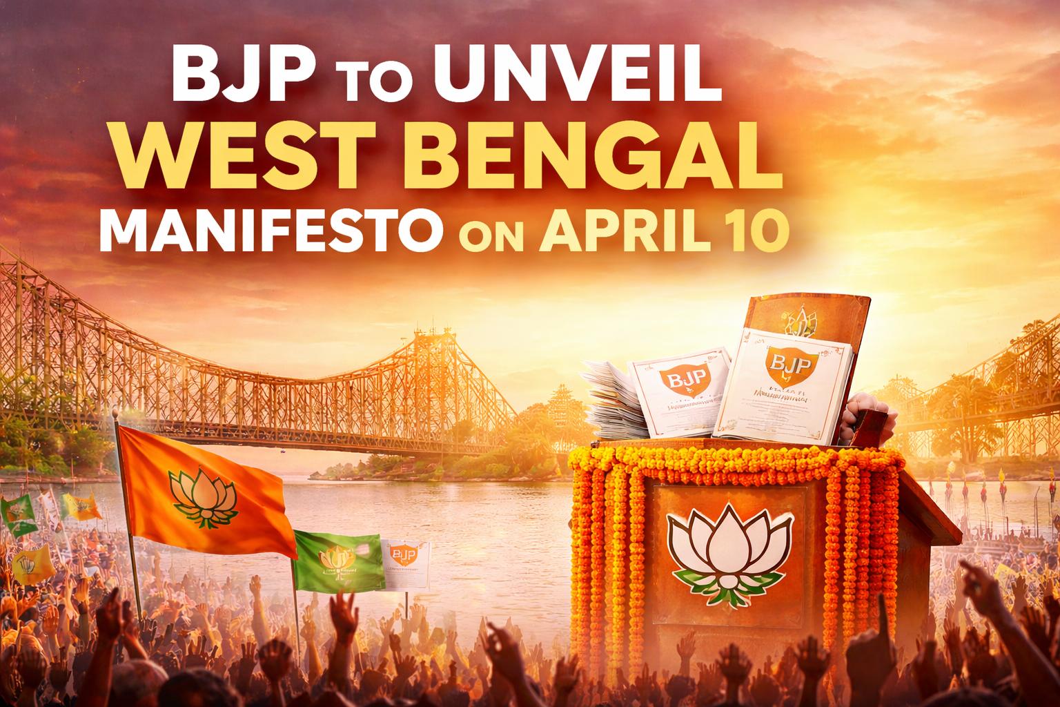 BJP to Unveil West Bengal Manifesto on April 10: Key Highlights and Focus Areas