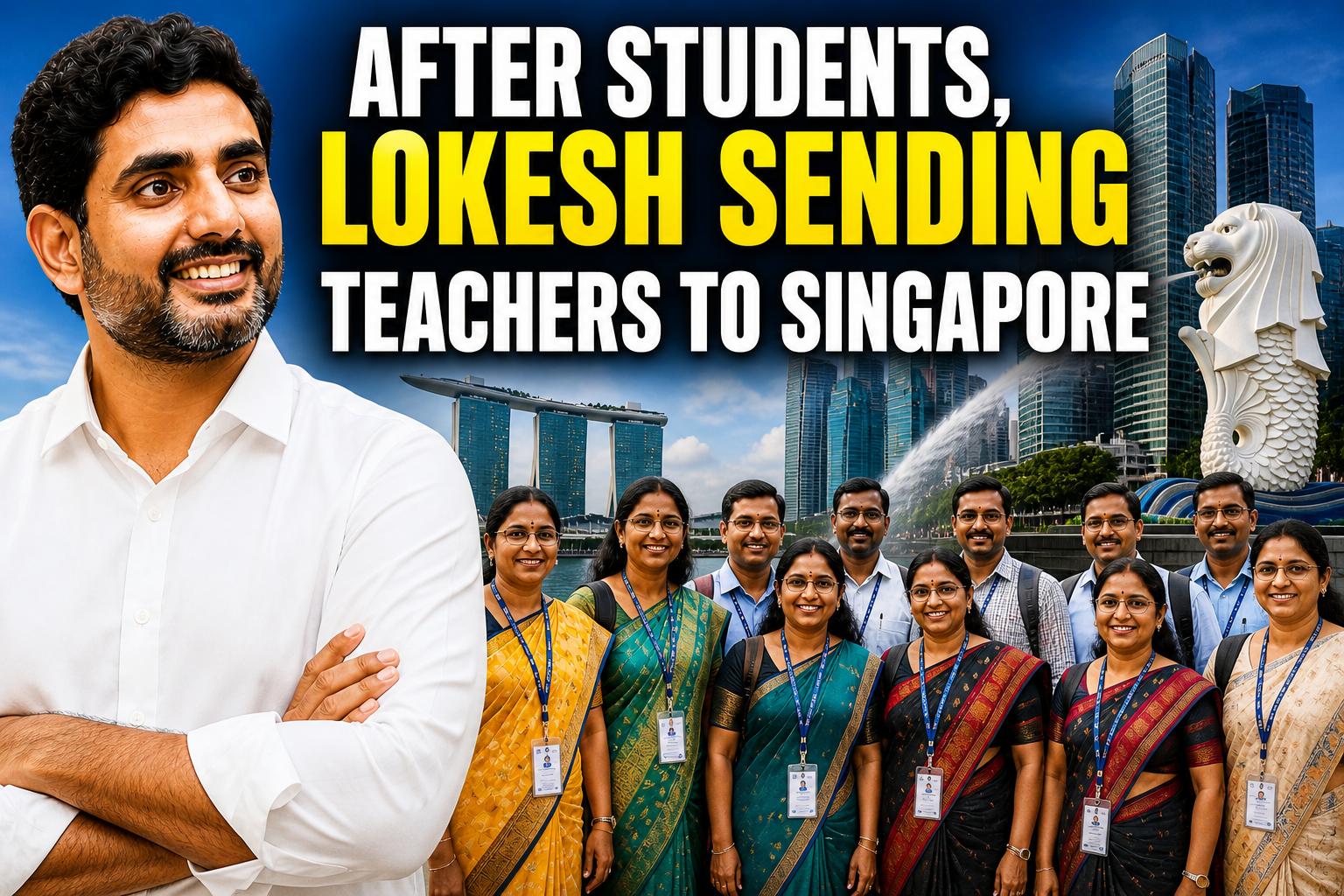 AP Govt Sends Teachers to Singapore for Training After Student Tours Initiative