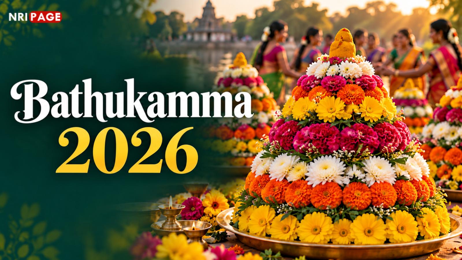 Bathukamma 2026 Dates, Significance and Nine-Day Offerings