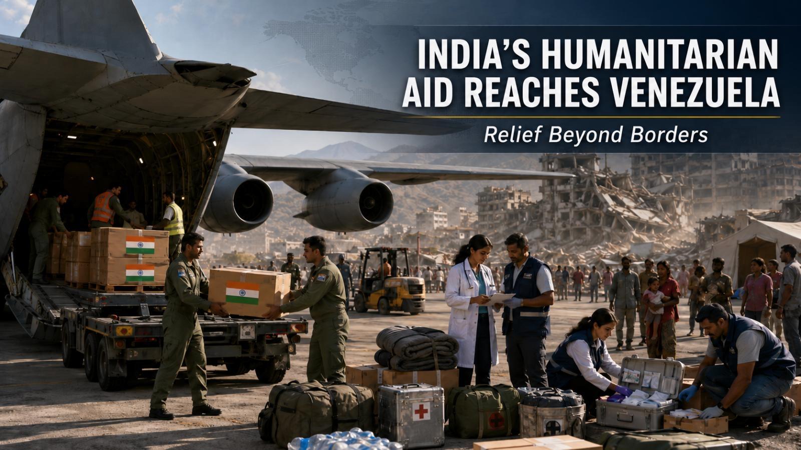 India Sends Venezuela Earthquake Aid, Extending Global Relief Record