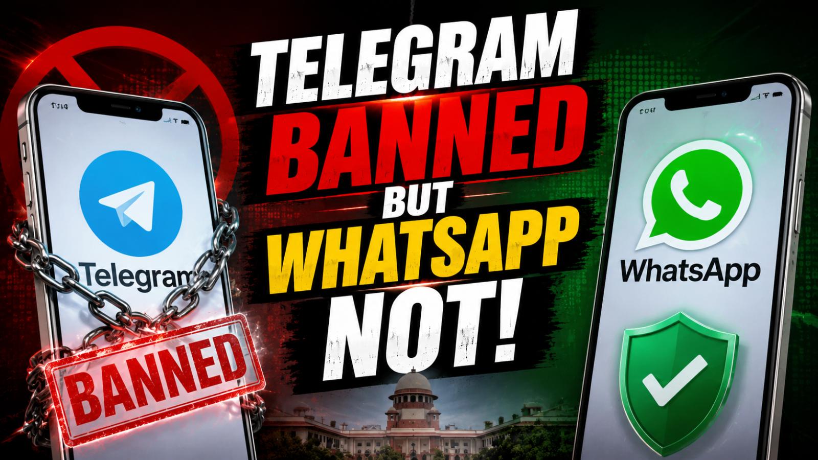 India Blocks Telegram Over NEET Leak Concerns, WhatsApp Safe—Why