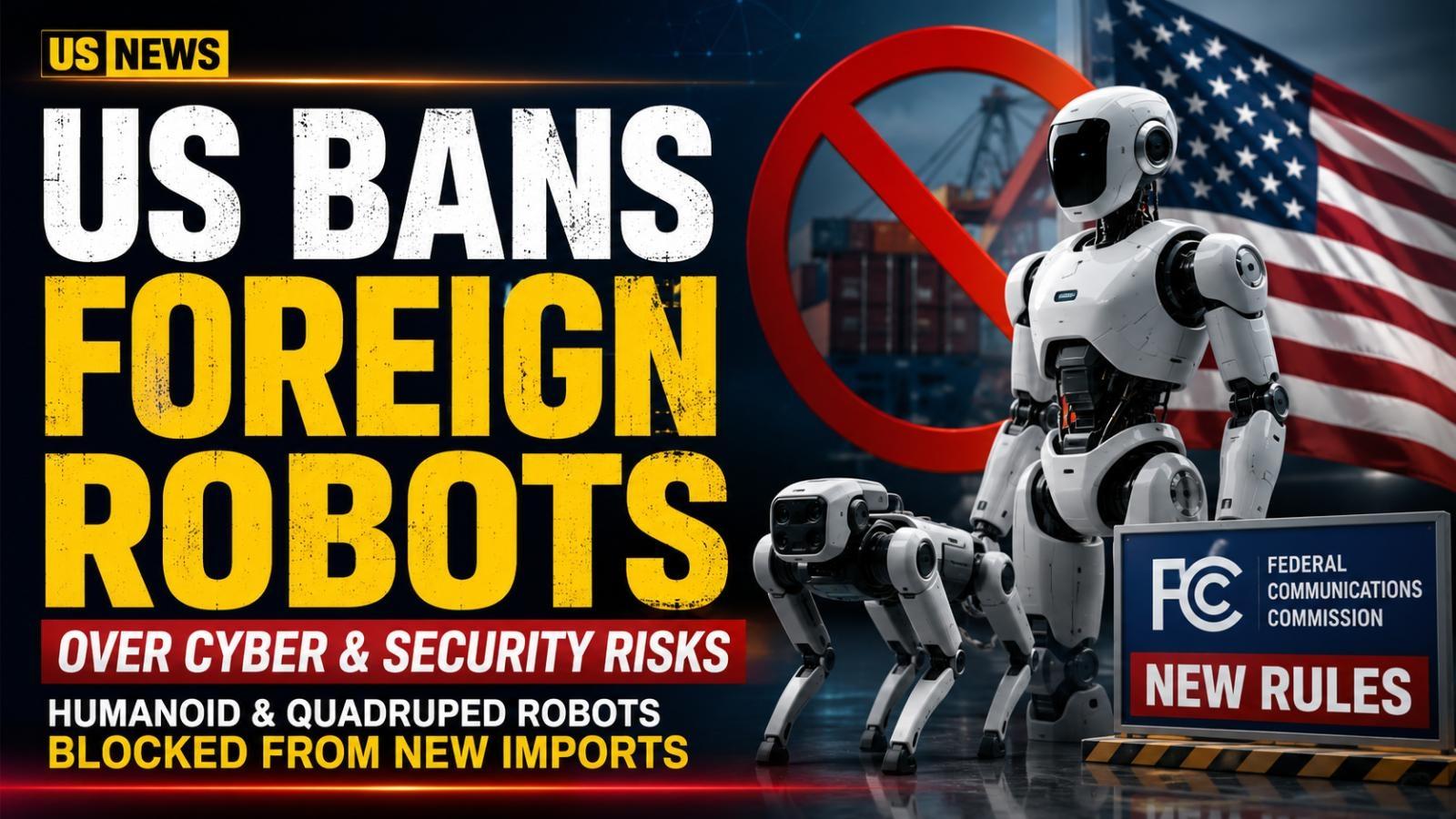 US Bans Foreign-Made Humanoid Robots Over Security Risks
