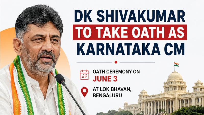 DK Shivakumar To Take Oath As Karnataka CM On June 3 After Congress CLP Decision
