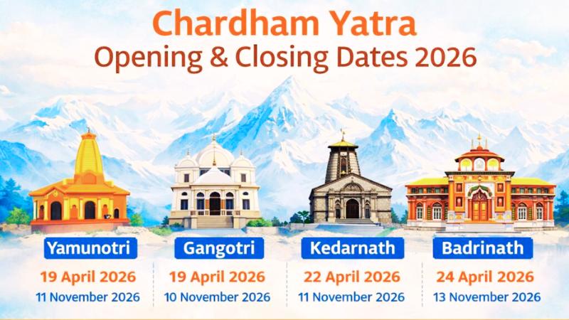 Char Dham Yatra 2026 Offline Registration Begins — Check Key Dates and Details