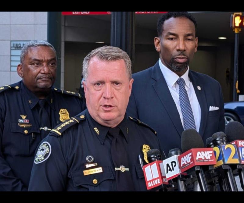 SWAT standoff with shots fired at Atlanta luxury hotel ends as barricaded suspect is apprehended by police