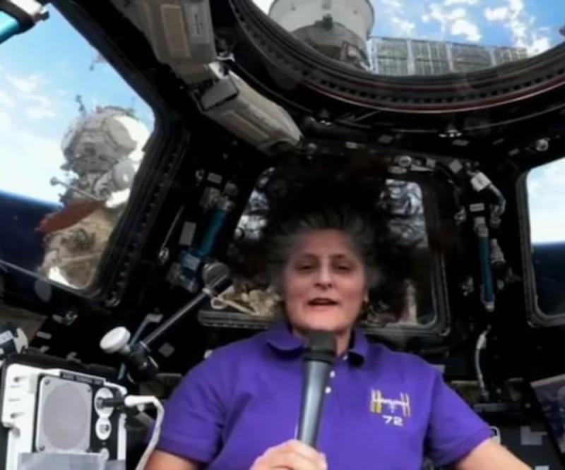 Indian-origin astronaut Sunita Williams wish Diwali from space