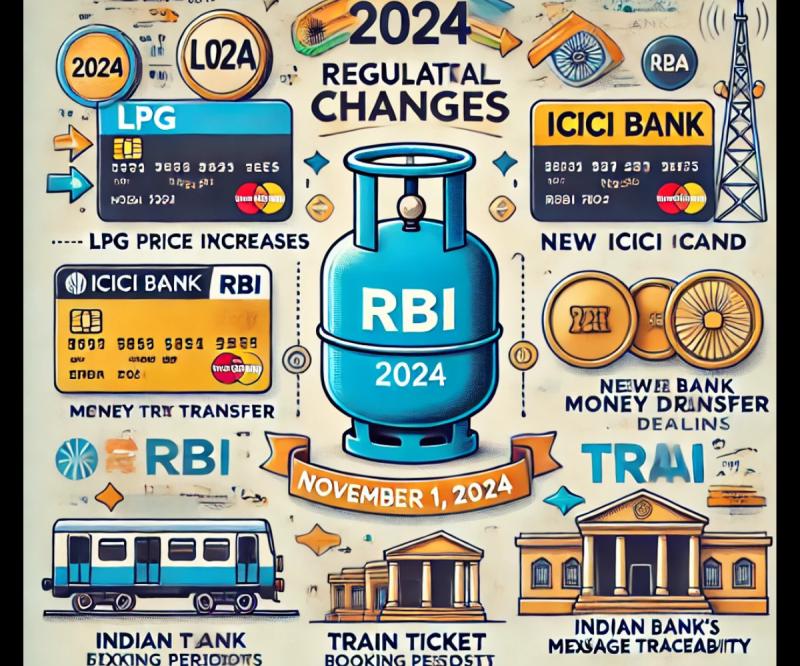 New Rules for India: From Train Bookings to Credit Card Charges Starting November 1