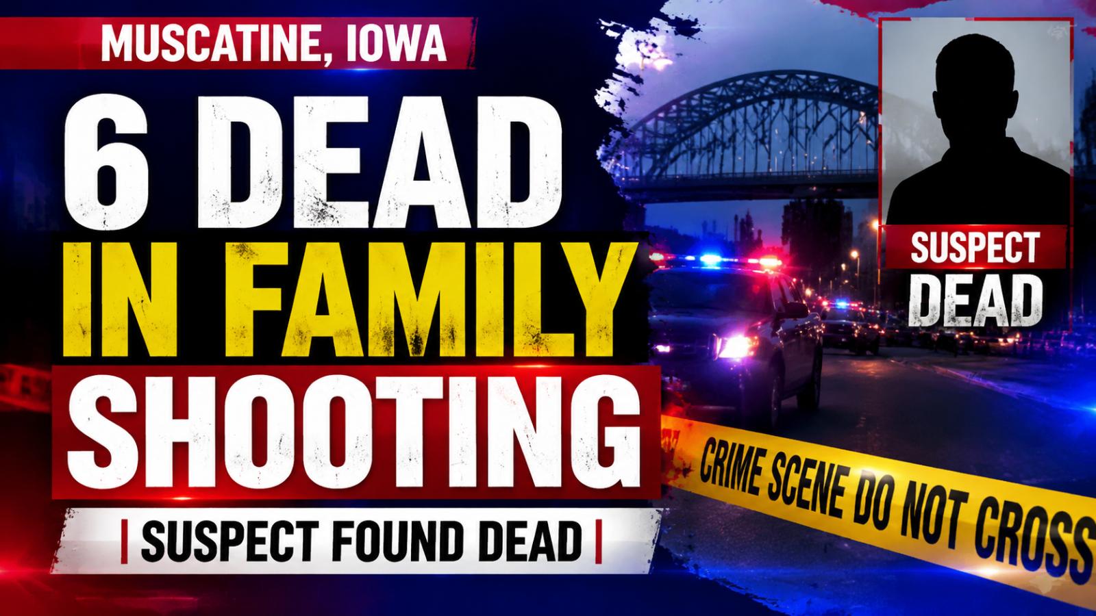 Muscatine Iowa Shooting Kills Six in Family Dispute, Suspect Dies