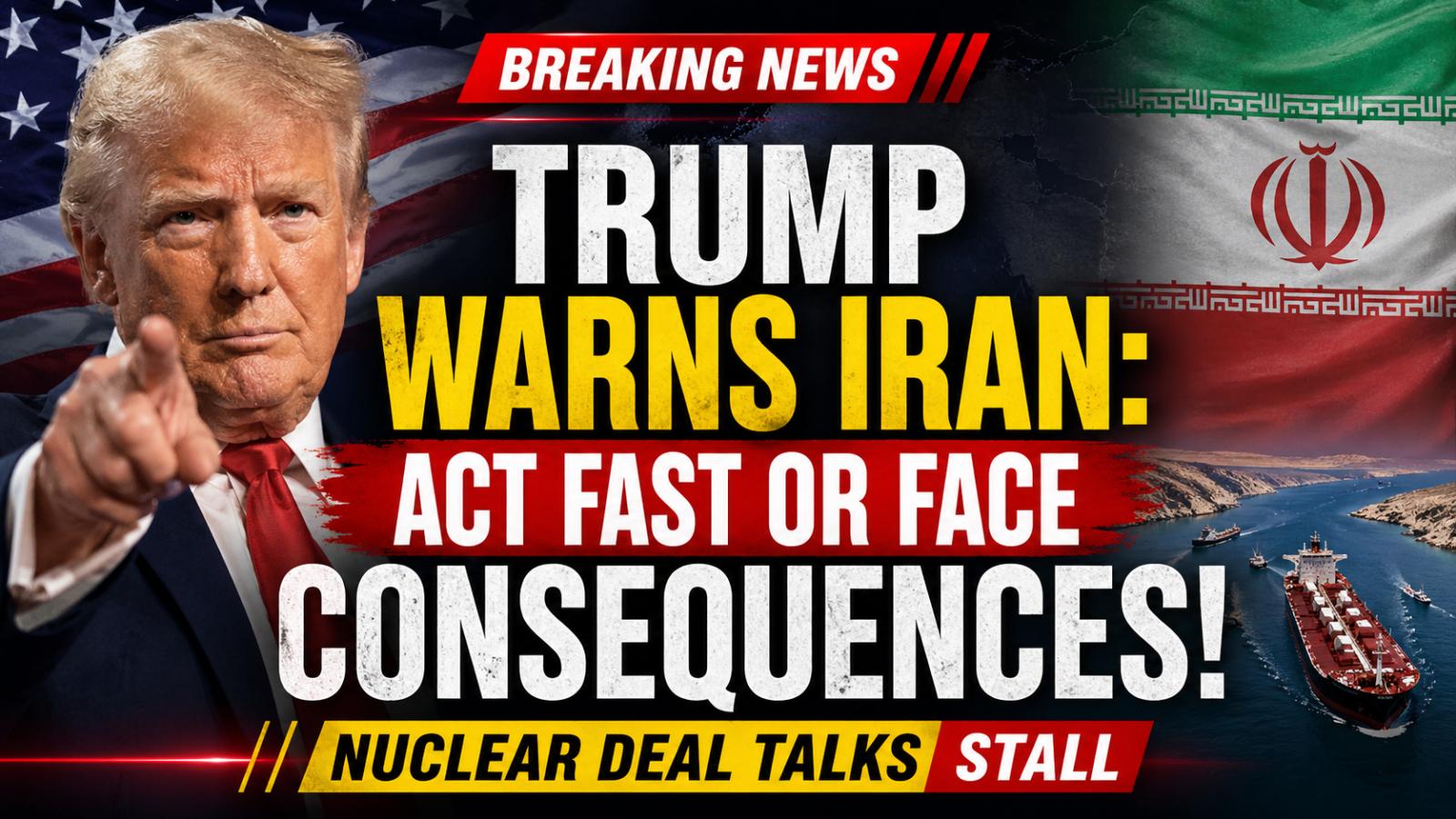 Trump issues strong warning to Iran amid stalled nuclear negotiations