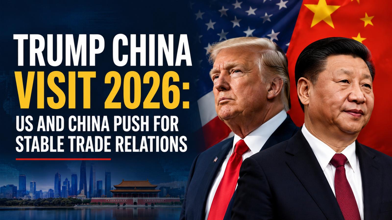 Trump-Xi meeting to focus on tariffs, Iran crisis and global stability