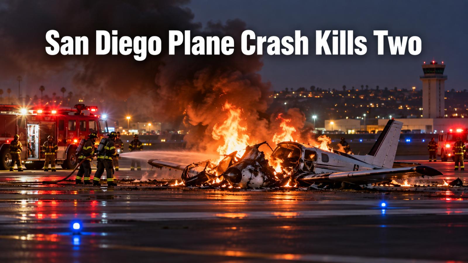 San Diego Fatal Plane Crash Kills Two at Montgomery-Gibbs Airport