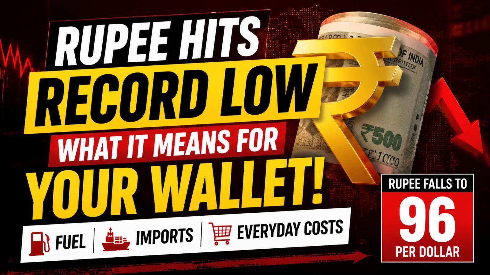Indian rupee reaches all-time low: simple explanation for daily impact