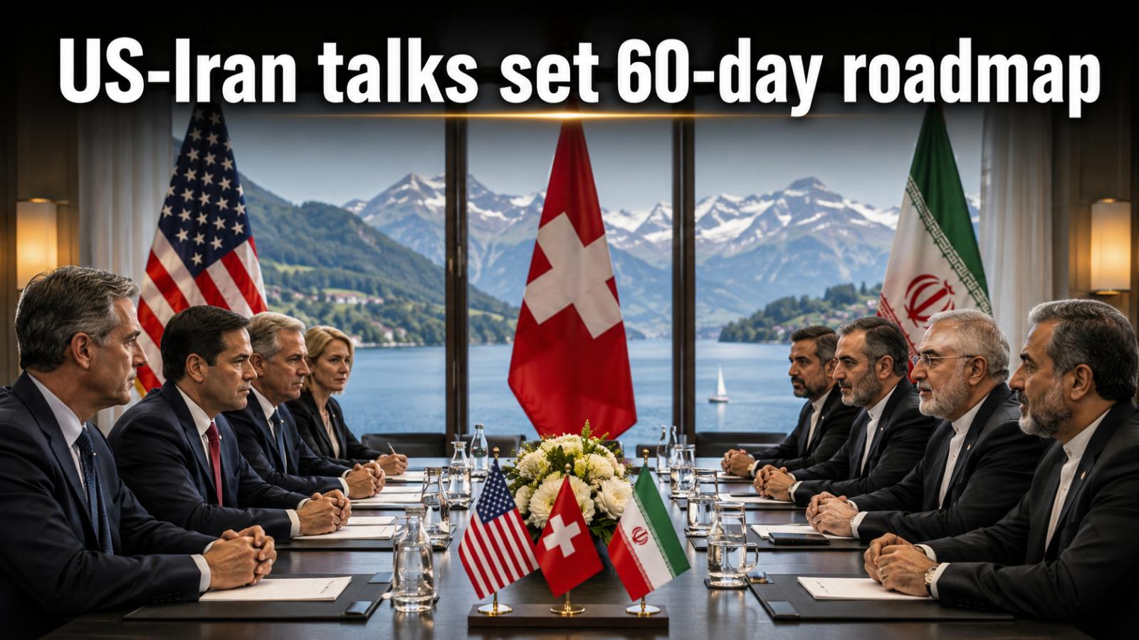 US-Iran talks set 60-day roadmap after Swiss summit